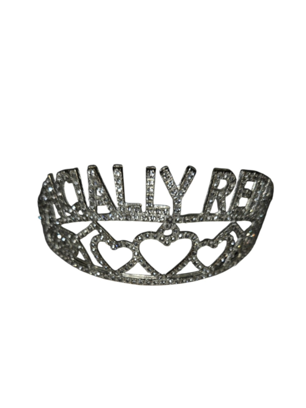 Silver "Officially Retired" Tiara Hair Accessory Crown One Size